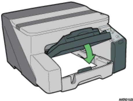 RICOH AFICIO GX 3000 - Lower the output tray. - 1