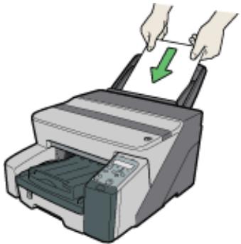 RICOH AFICIO GX 3000 - Removing Paper Jammed in the Bypass Tray (optional) - 3