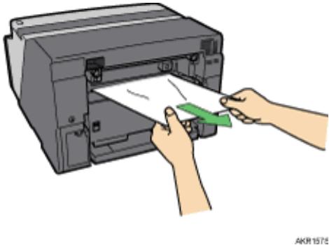 RICOH AFICIO GX 3000 - Removing Paper Jammed in the Bypass Tray (optional) - 9