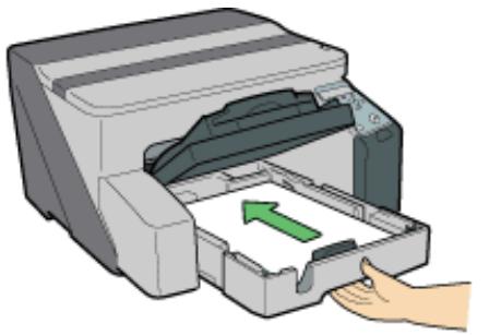 RICOH AFICIO GX 3000 - Removing Paper Jammed in the Paper Tray (Tray 1) - 2