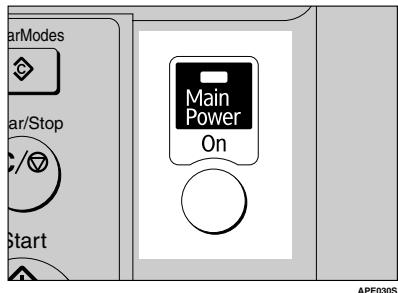 RICOH AFICIO MP 1500 - Turning Off the Power - 1