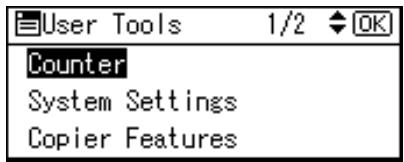 RICOH AFICIO MP 1500 - Registering a New User Code - 2