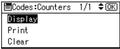 RICOH AFICIO MP 1500 - Displaying the Counter for Each User Code - 1