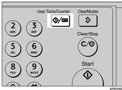 RICOH AFICIO MP 1500 - Displaying the Total Counter - 1