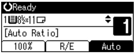 RICOH AFICIO MP 161 - Select the paper size using [] or [] . - 1