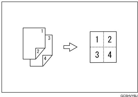 RICOH AFICIO MP 161 - Combining Multiple Pages onto a Single Page - 4