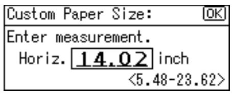 RICOH AFICIO MP 161 - When Copying onto Custom Size Paper - 3