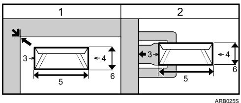 RICOH AFICIO MP 161 - Orientation of Originals and Envelopes - 1