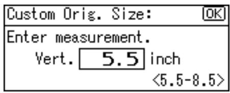 RICOH AFICIO MP 161 - Select [Original Size] using [] or [] , and then press the [OK] key. - 4