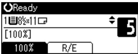 RICOH AFICIO MP 161 - Enter the number of copy sets using the number keys. - 1