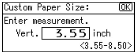 RICOH AFICIO MP 161 - When Copying onto Custom Size Paper - 4