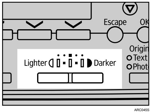 RICOH AFICIO MP 161 - Adjusting Image Density - 1