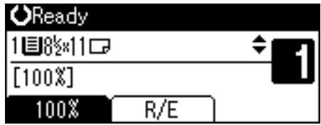 RICOH AFICIO MP 161 - Select a desired paper tray using [ ] or [ ] - 1