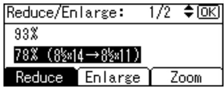 RICOH AFICIO MP 161 - Entering a ratio with the number keys - 2