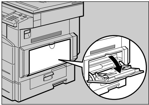 RICOH AFICIO MP 161 - Open the bypass tray. - 1