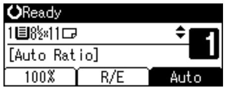RICOH AFICIO MP 161 - Select the paper size using [ ] or [ ] - 1