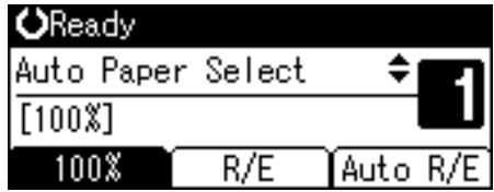 RICOH AFICIO MP 2500 - Entering a ratio with the number keys - 1