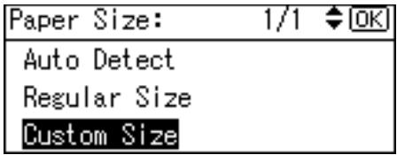 RICOH AFICIO MP 2500 - When Copying onto Custom Size Paper - 2