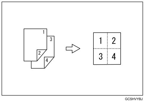 RICOH AFICIO MP 2500 - Combining Multiple Pages onto a Single Page - 4