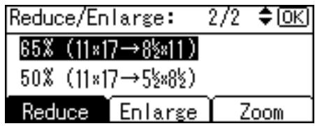 RICOH AFICIO MP 2500 - Entering a ratio with the number keys - 2