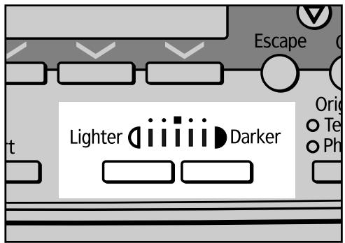 RICOH AFICIO MP 2500 - Adjusting Image Density - 1