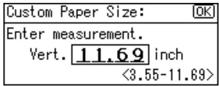 RICOH AFICIO MP 2500 - When Copying onto Custom Size Paper - 4