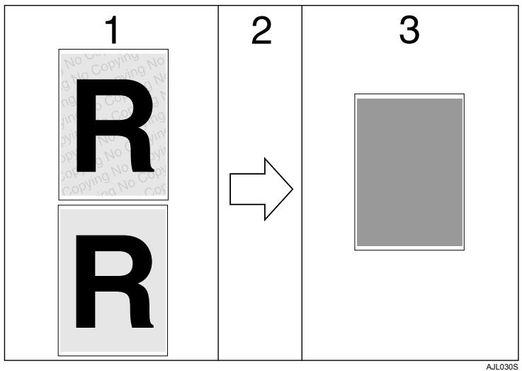 RICOH AFICIO MP 7000 - ◆ Printing a document using [Data security for copying] - 1