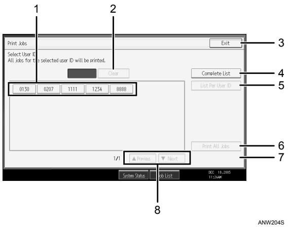 RICOH AFICIO MP 7000 - ◆ List Per User ID - 1