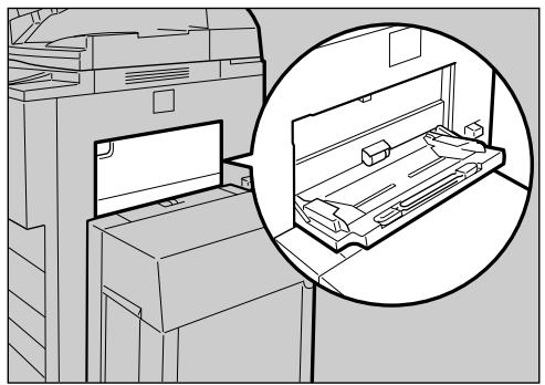RICOH AFICIO MP 7000 - Open the bypass tray. - 1