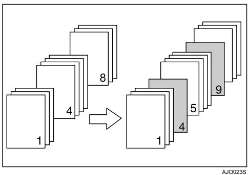 RICOH AFICIO MP 7000 - Inserting chapter slip sheets - 1