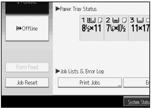 RICOH AFICIO MP 7000 - Printing the Selected Print Job - 1