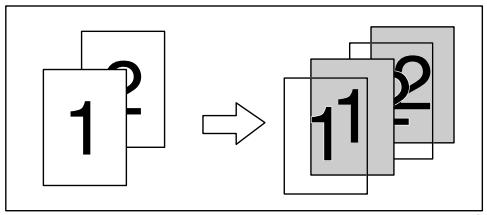 RICOH AFICIO MP 7000 - - Inserting a slip sheet between OHP transparencies - 1