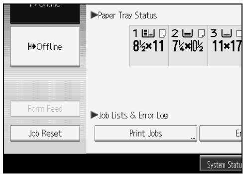 RICOH AFICIO MP 7000 - Press [Print Jobs]. - 1