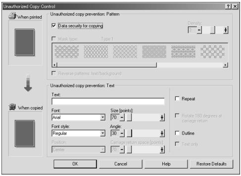 RICOH AFICIO MP 7000 - Using [Data security for copying] - 1
