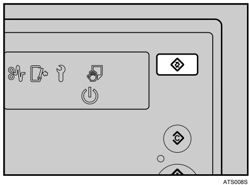 RICOH AFICIO MP W2400 - Press the [User Tools] key. - 1