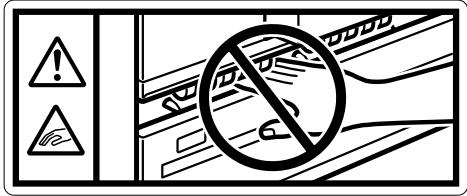 RICOH AFICIO MP W2400 - Position of WARNING and CAUTION label - 2