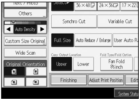 RICOH AFICIO MP W3600 - Combined auto and manual image density - 1