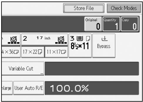 RICOH AFICIO MP W3600 - Press [Check Modes]. - 1