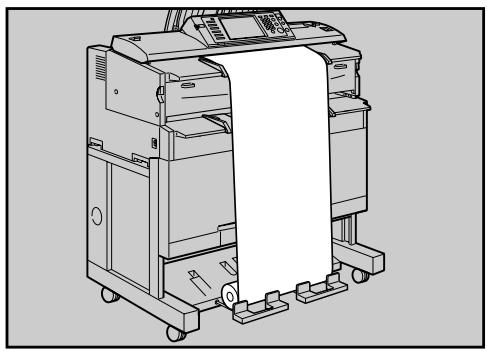 RICOH AFICIO MP W3600 - Setting Rolled Originals - 2