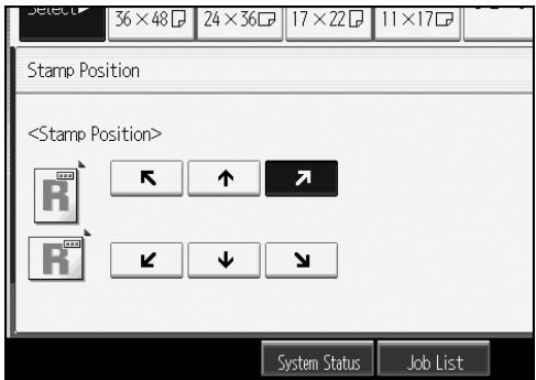 RICOH AFICIO MP W3600 - Changing the stamp position - 1