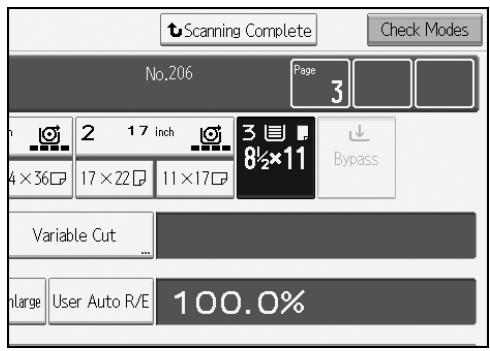 RICOH AFICIO MP W3600 - Press [Scanning Complete] after all documents are scanned. - 1