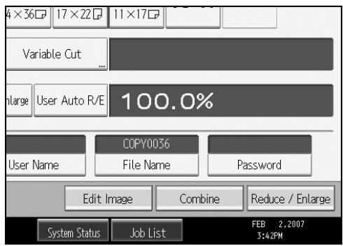 RICOH AFICIO MP W3600 - Registering or changing a password - 1