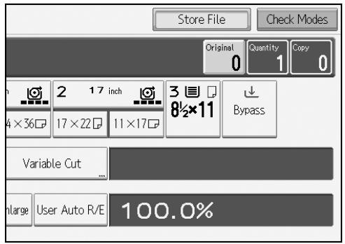 RICOH AFICIO MP W3600 - Press [Store File]. - 1