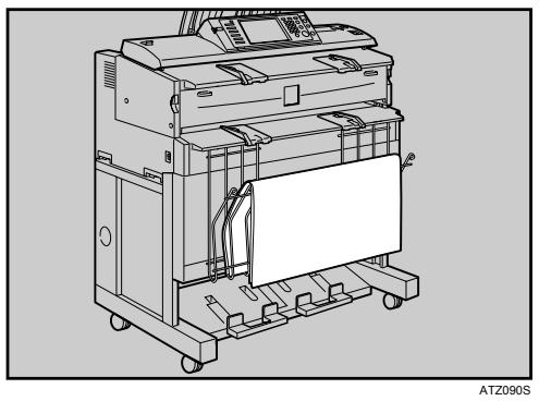 RICOH AFICIO MP W3600 - Setting the Original Hangers - 2