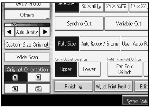 RICOH AFICIO MP W3600 - Manual image density - 1