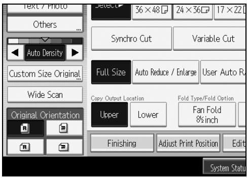 RICOH AFICIO MP W3600 - Upper copy output - 1