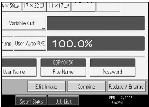 RICOH AFICIO MP W3600 - Changing a file name - 1