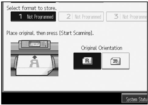 RICOH AFICIO MP W3600 - Storing a format - 3