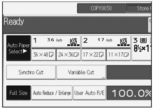 RICOH AFICIO MP W3600 - Make the scanning settings for the original. - 1