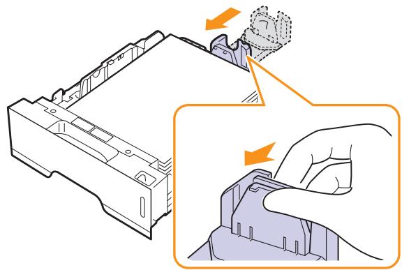 RICOH AFICIO SP 3300DN - Changing the size of the paper in the tray 1 - 3